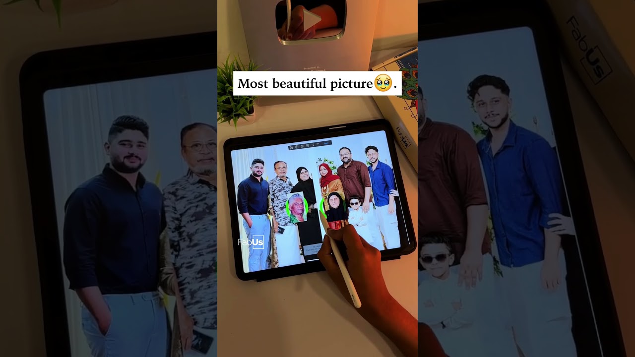 Photo adding in another photo | Digital Merge | Family Photo Merge #shorts #ashortsaday #art #merge