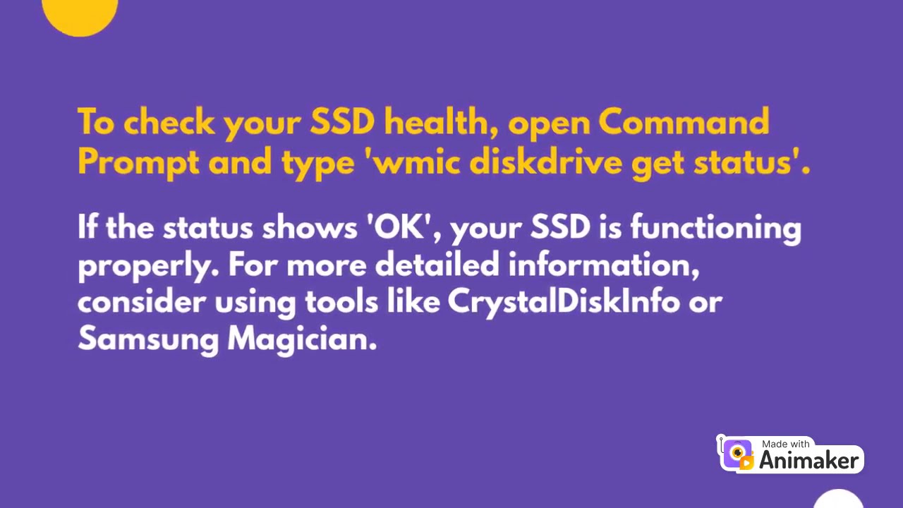 SSD health and optimize SSD performance on Windows 11?
