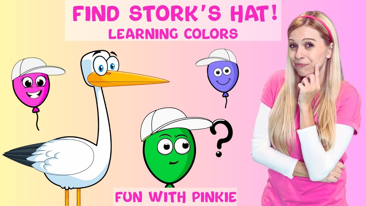 &ldquo;Find Stork&rsquo;s Hat! | Fun Color Learning Adventure for Kids ages 1-4