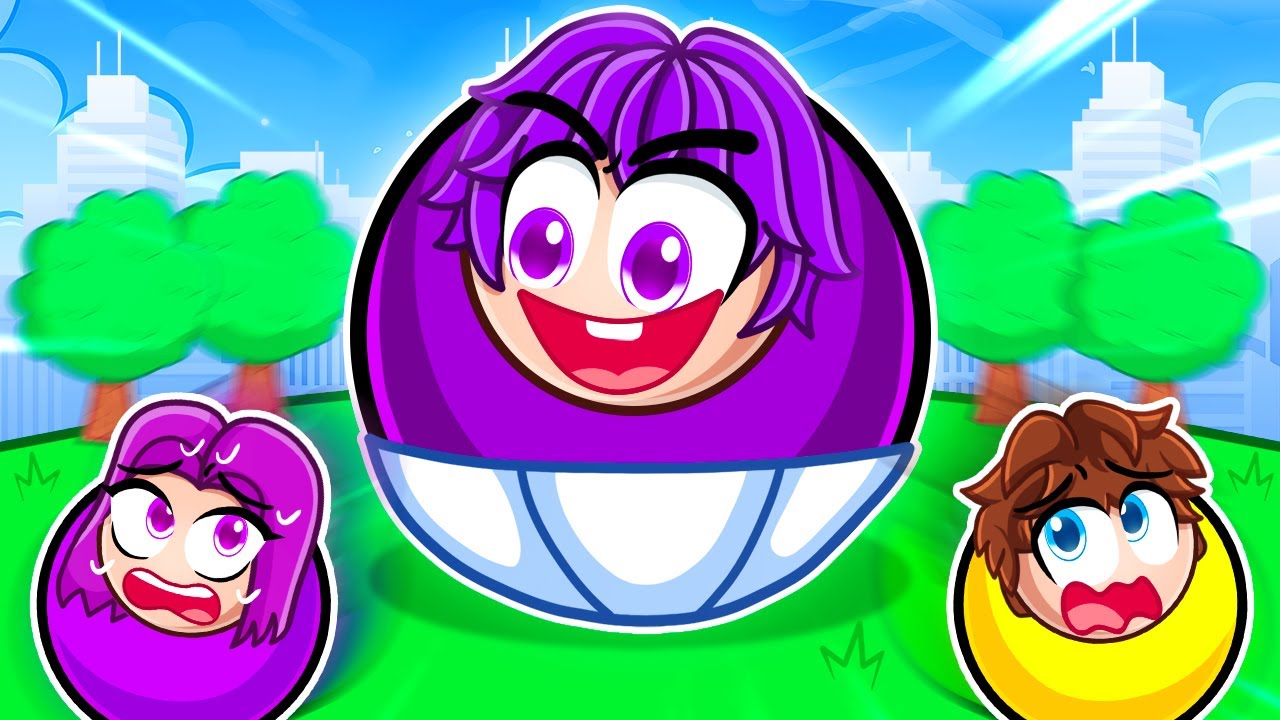 BABY DASH Plays BALL Eating Simulator!