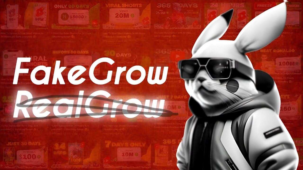 Stop Doing This@RealGrowYT (Fake Challenges Exposed)