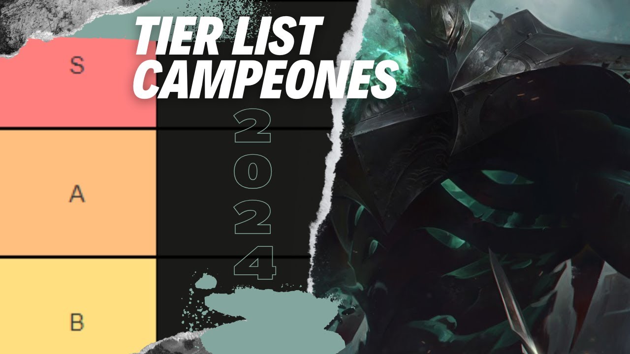 TIER LIST CAMPEONES 2024 #leagueoflegends #wildrift