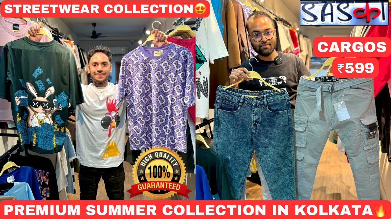 Premium Quality Summer Cloth Collection In Kolkata | Saska Kalighat | Streetwear Cloth | Cargos ₹599