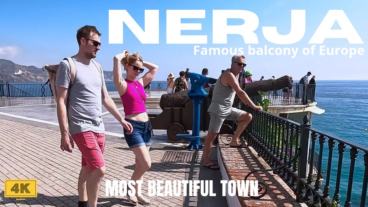 Malaga, Spain: Nerja, most beautiful town | costa del sol, andalusia 2023 [4k]