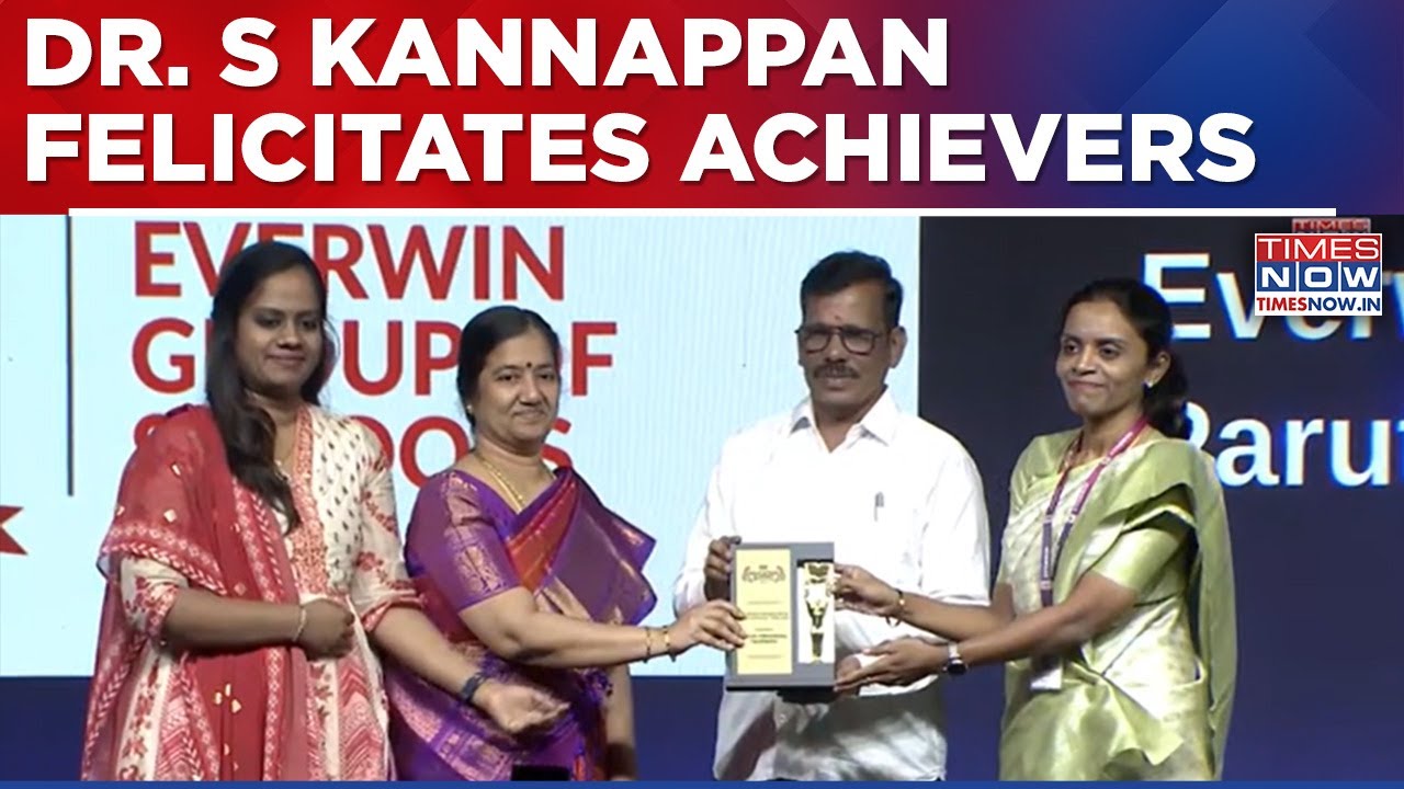 S Kannappan Honours Achievers At TimesNow.in Education Summit 2026 &ndash; South Edition
