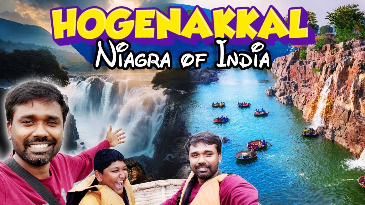 Thrilling Adventure Boating at Hogenakkal Waterfalls | The Niagara of India #hogenakkal