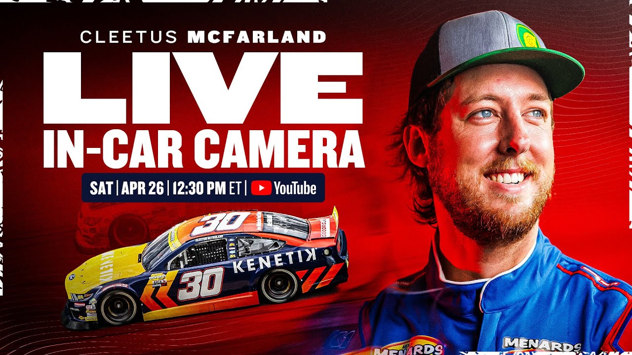 Cleetus McFarland's In-Car Camera at Talladega | NASCAR