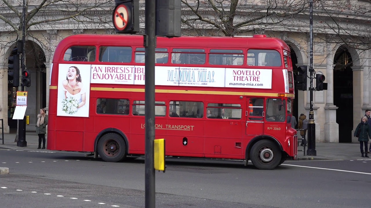 Buses in Central London 20th December 2018