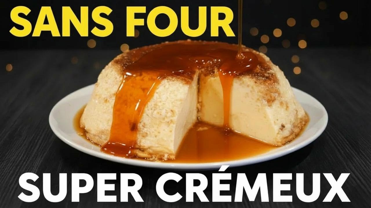 Le flan au yaourt le plus onctueux SANS FOUR – Facile et maison