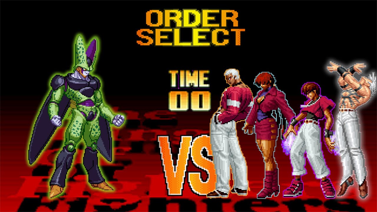 Mugen Dragon Perfect Cell vs King Of Fighters'97 Boss Team
