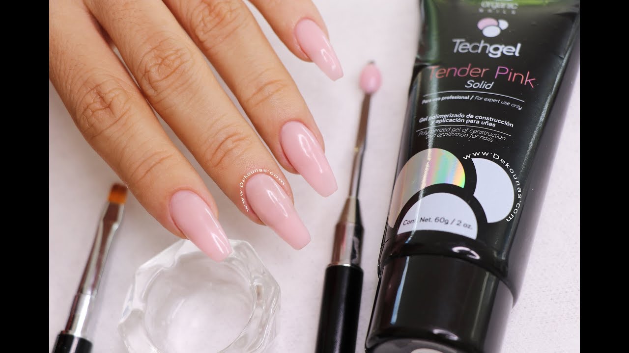 Clase#12 Como hacer uñas en Polygel/Techgel ♥ Deko Uñas - Polygel nails step by step