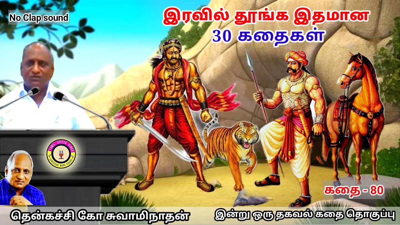 மன அழுத்தம் நீங்கி கவலைகள் மறந்து தூங்க மனதிற்கினிய Thenkachi Ko Swaminathan கதைகள் - 80 வீரன்