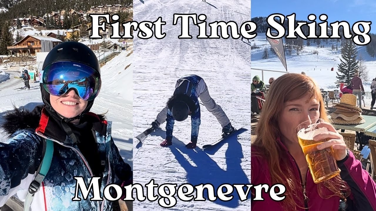 My First Ever Skiing Trip | Beginner Skier takes on Montgenèvre | Travel Vlog