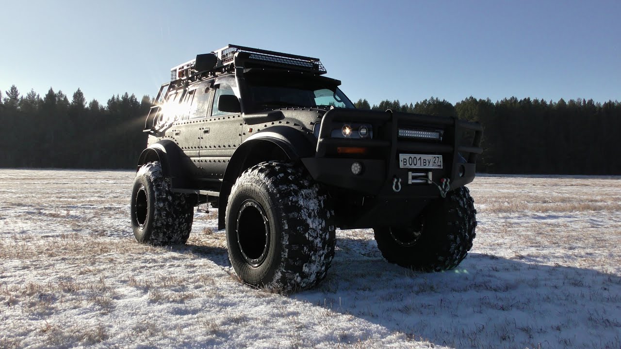 Toyota Land Cruiser 80 на мостах Mercedes Unimog 406. Часть 1