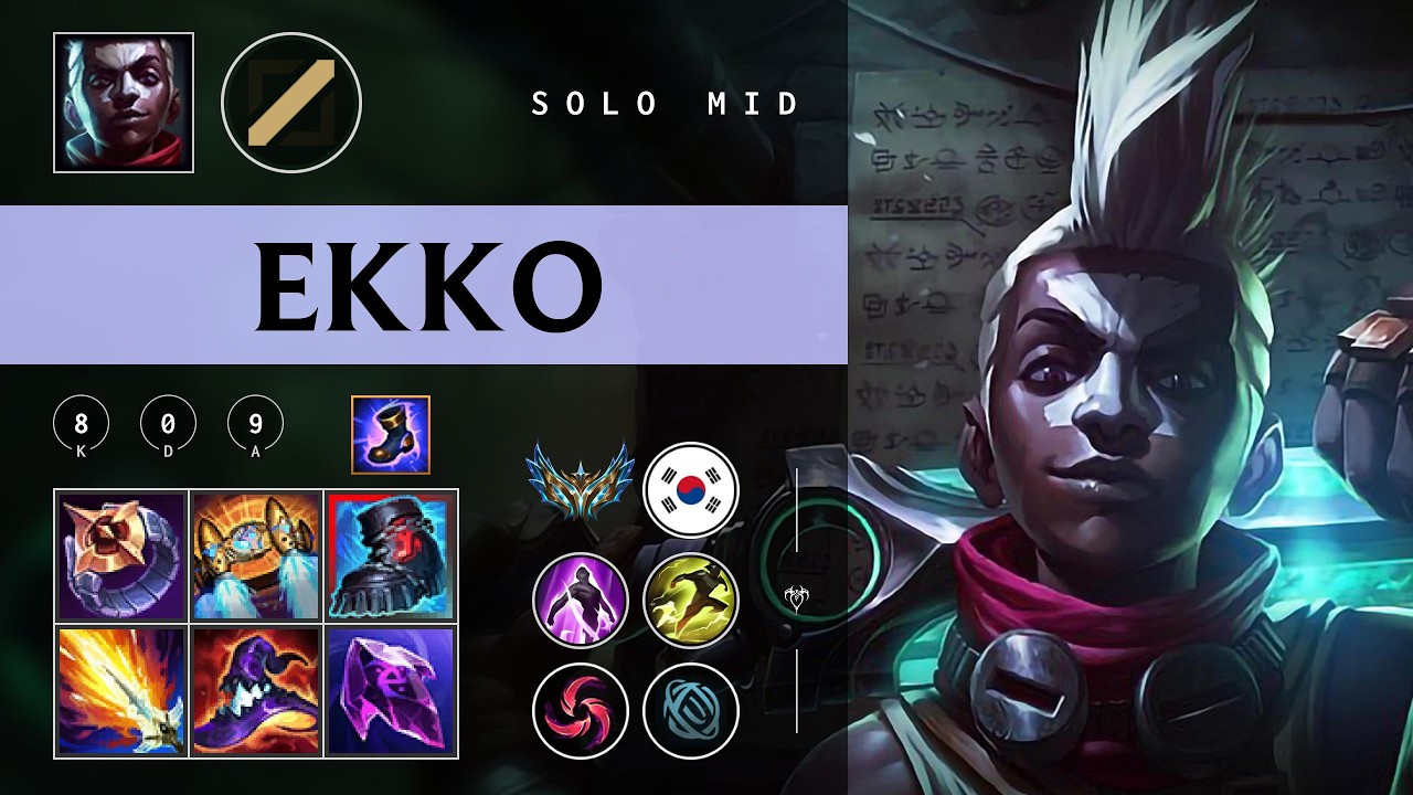 Ekko Mid vs Ryze - KR Challenger Patch 26.05
