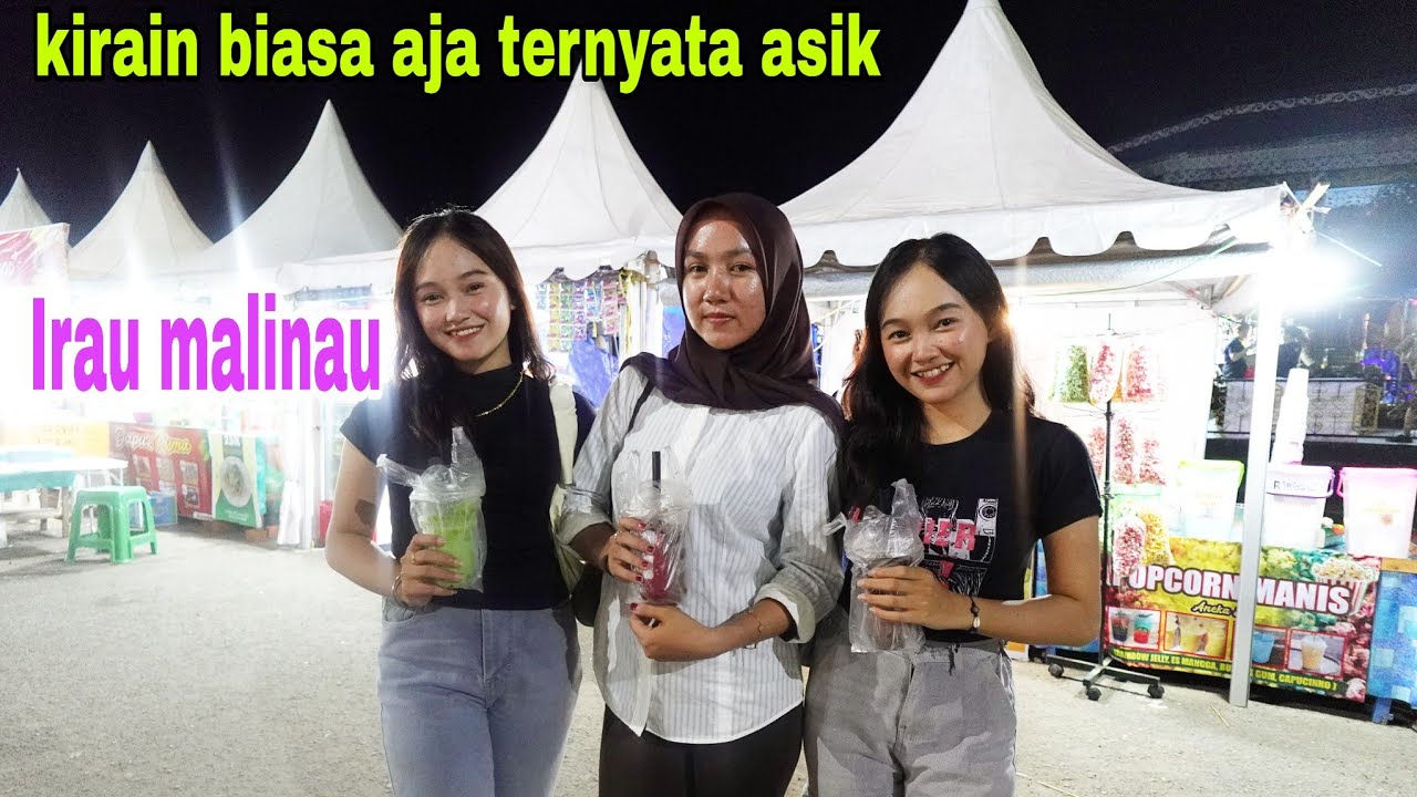 Awalnya ingin jajan sendiri umkm tiba2 ketemu gadis cantik tak dikenal teraktir Jajan langsung akrab