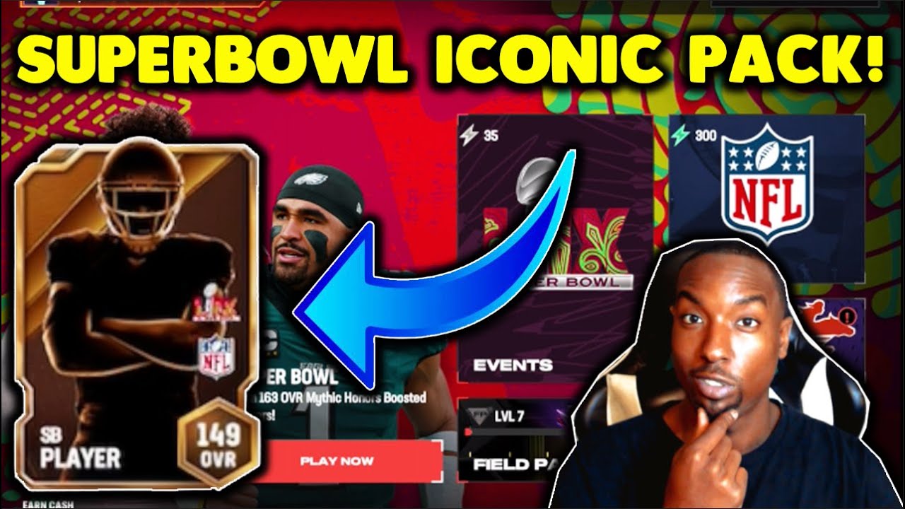 FREE SUPERBOWL ICONIC PACK OPENING! MADDEN MOBILE 25