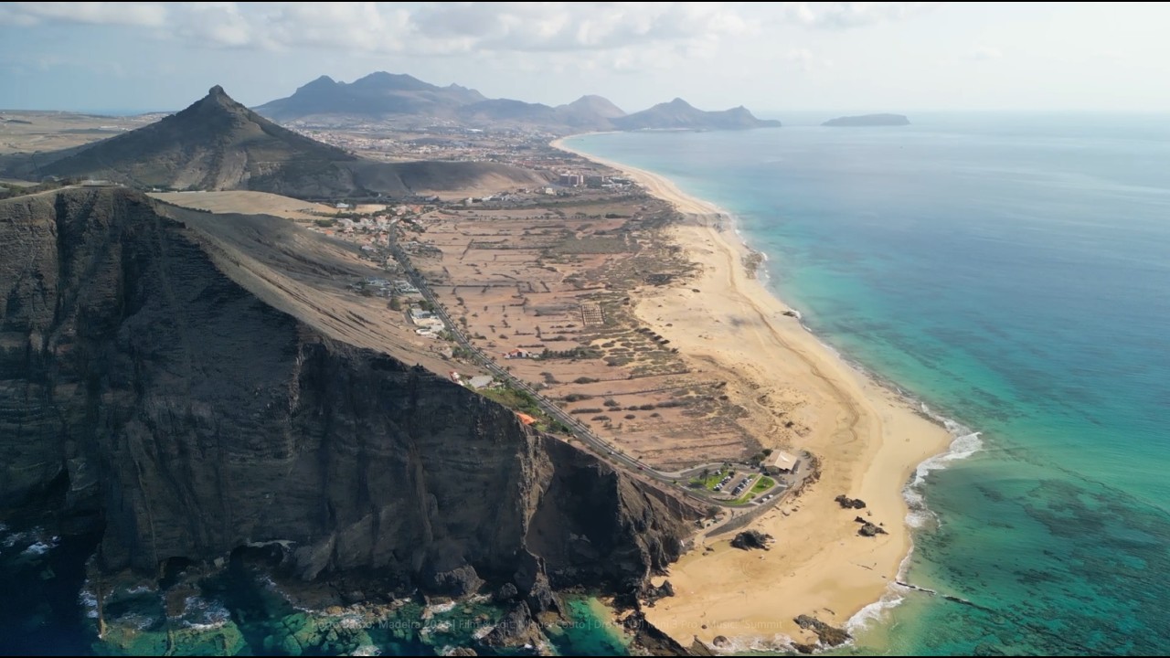 Porto Santo Island (The Golden Island) Madeira Islands, Portugal - Drone