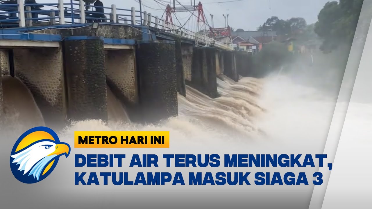 Puncak Hujan Derasm Bendung Katulampa Masuk Siaga 3 [Metro Hari Ini]