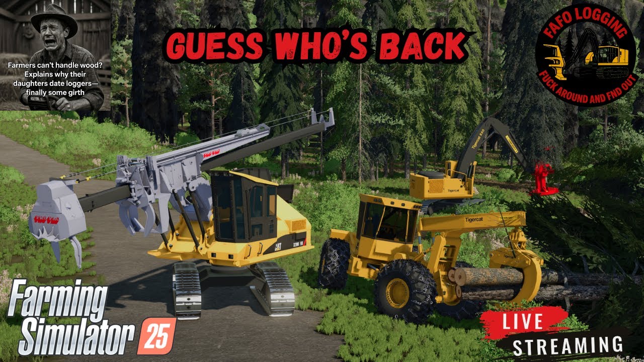Logging Because Momma Didnt Raise No Bish #NoHiredWorkersHere #NoMercyForSoyBoys #FamersSquatToPee