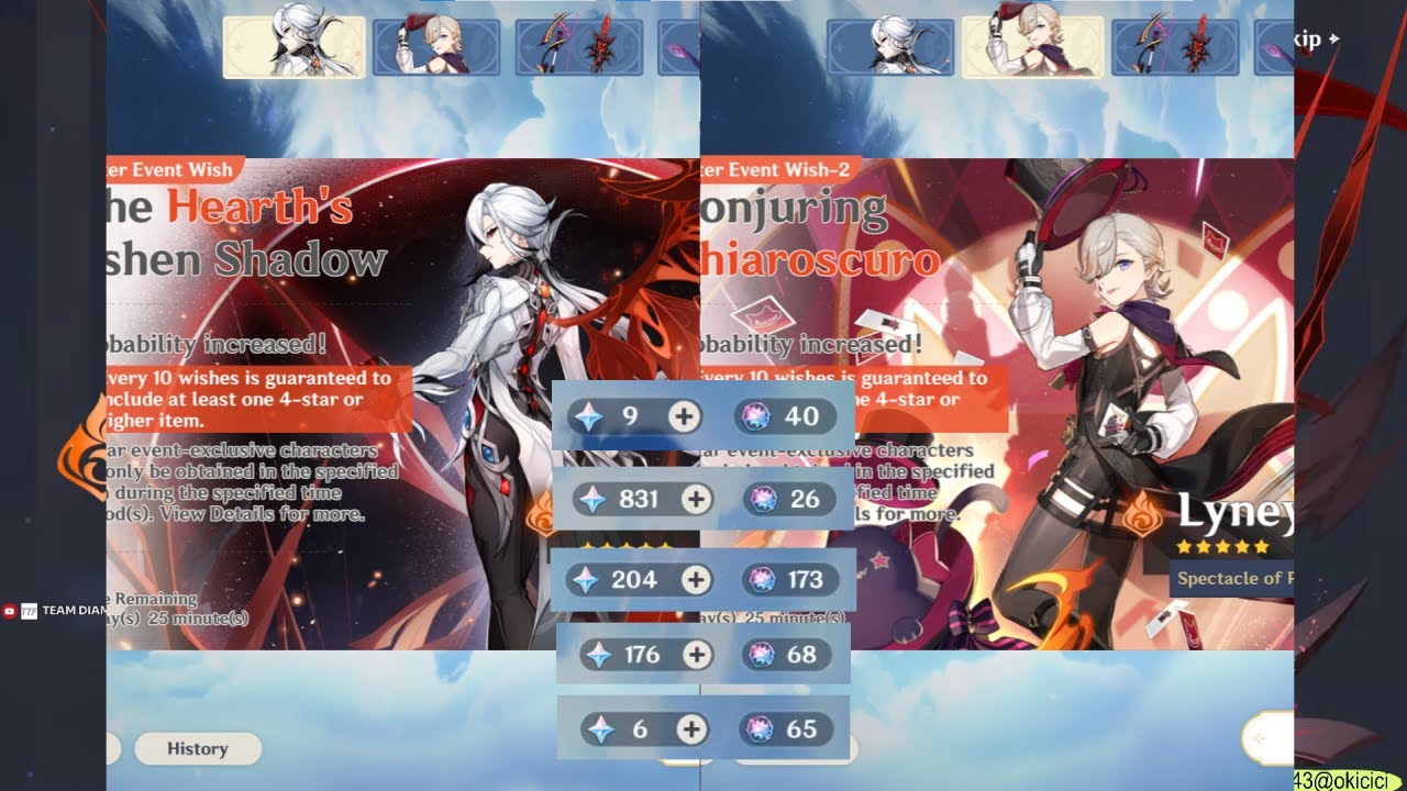 300+ Pull Arlecchino & lyney Banner v4.6