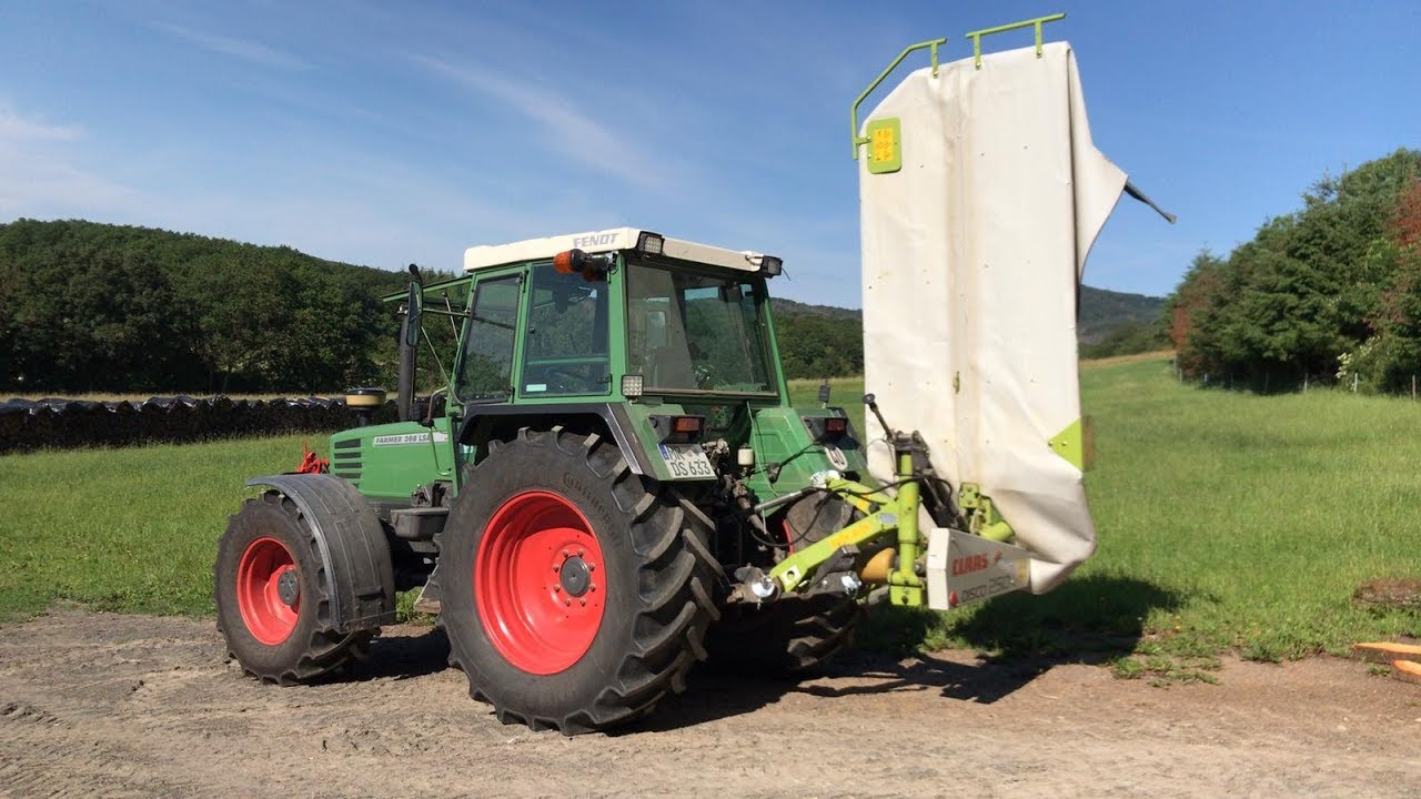 [HD] Streuobstwiese Mähen | FENDT 308 LSA + Claas Diso 250