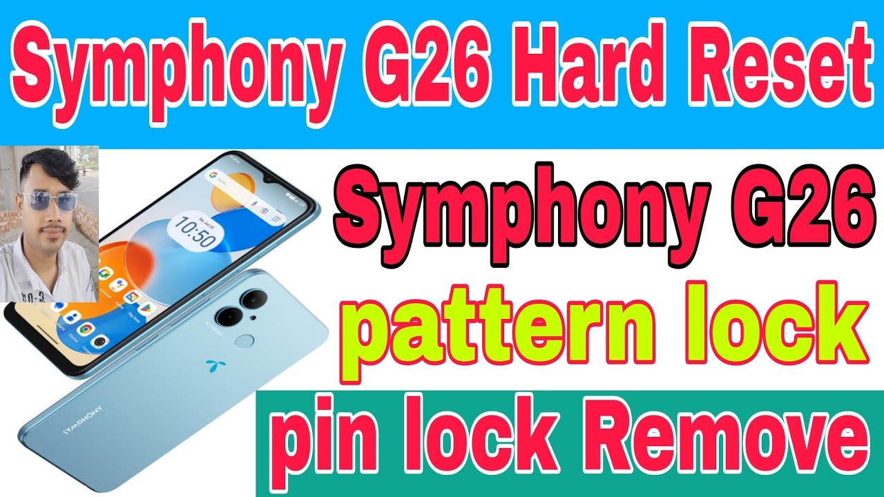 Symphony G26 Hard Reset | Pattern Lock Unlock | Symphony G26 Pattern Lock Remove