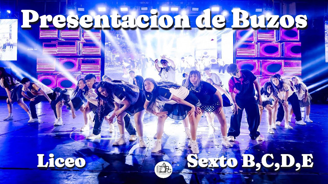 Presentacion de Buzos Liceo Sexto B-C-D-E Promo 25