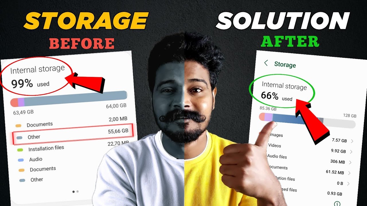 Fix Android Phone Storage Problem ✅️| Telugu | Storage Space Running Out Problem SOLVED