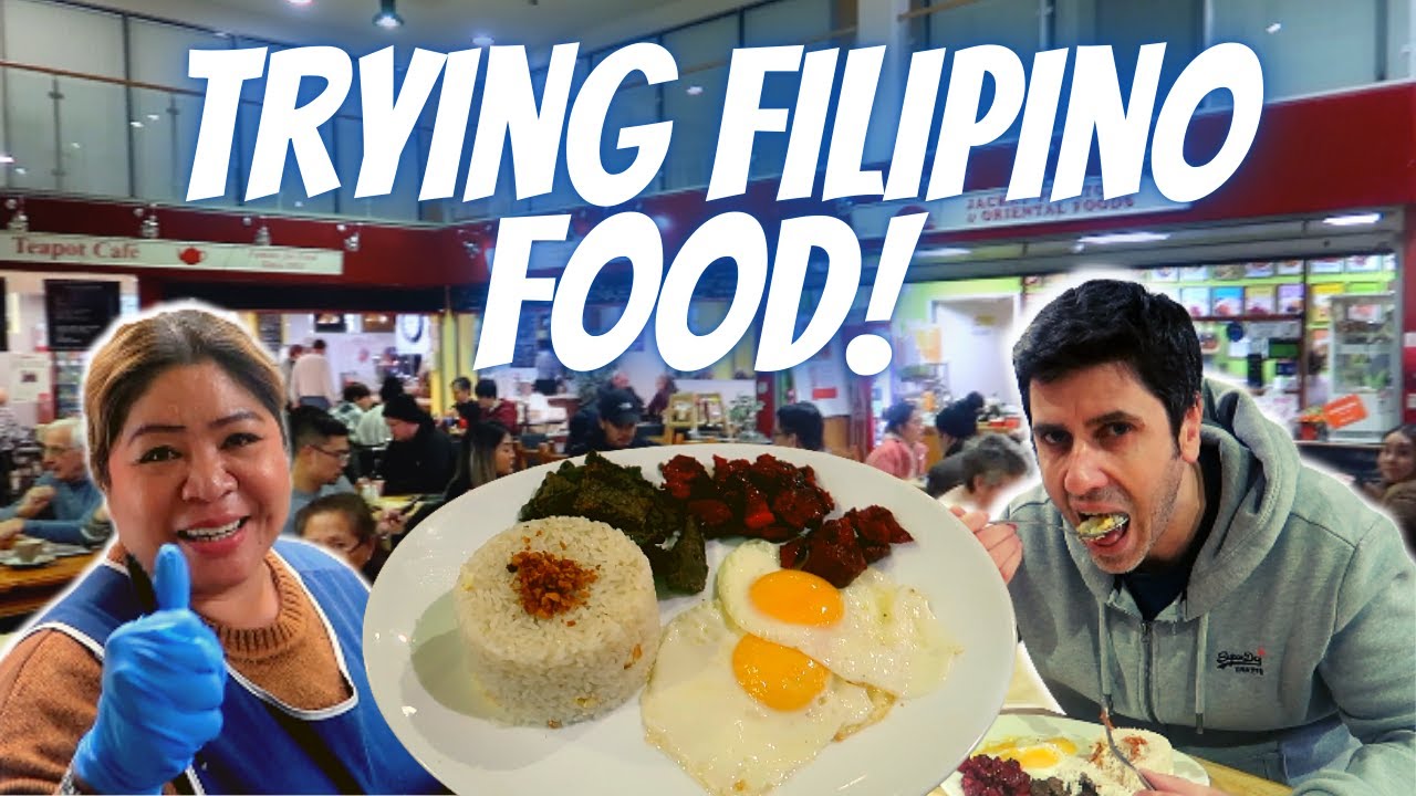 My first time trying Filipino Food! | Romford Shopping Hall