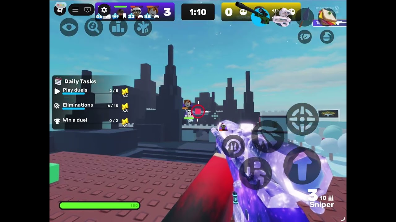 Me and my friend are playing rivals 