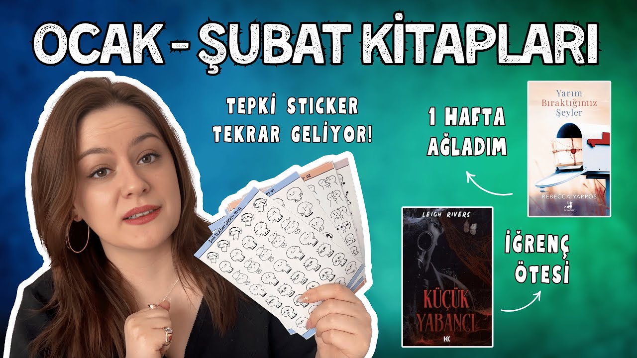 OCAK VE ŞUBAT OKUMALARIM - İĞRENÇ BİR KİTAP!!! (TEPKİ STICKERLAR GELİYOR MU?)