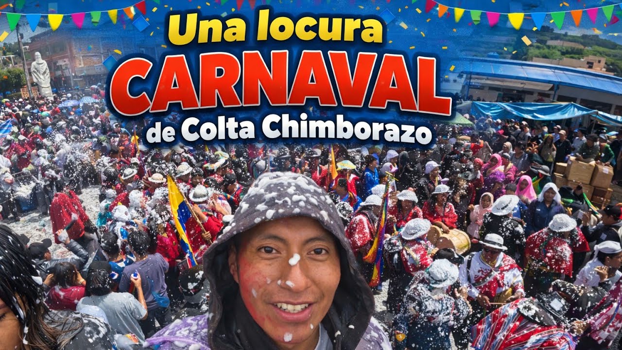 Mi primera vez en los Carnavales de Colta 2026 Ecuador Brilla🎉💦