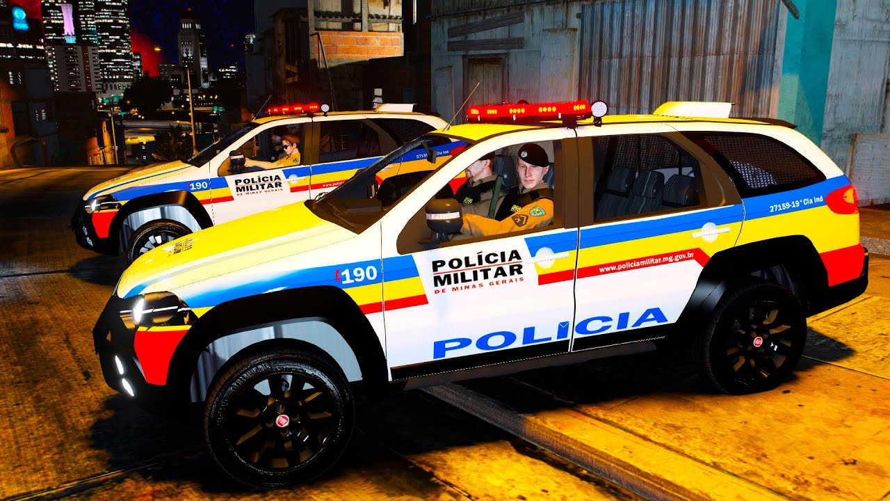 PERSEGUIÇÃO na MADRUGADA RÁDIO PATRULHA PMMG🚔 | GTA 5 POLICIAL