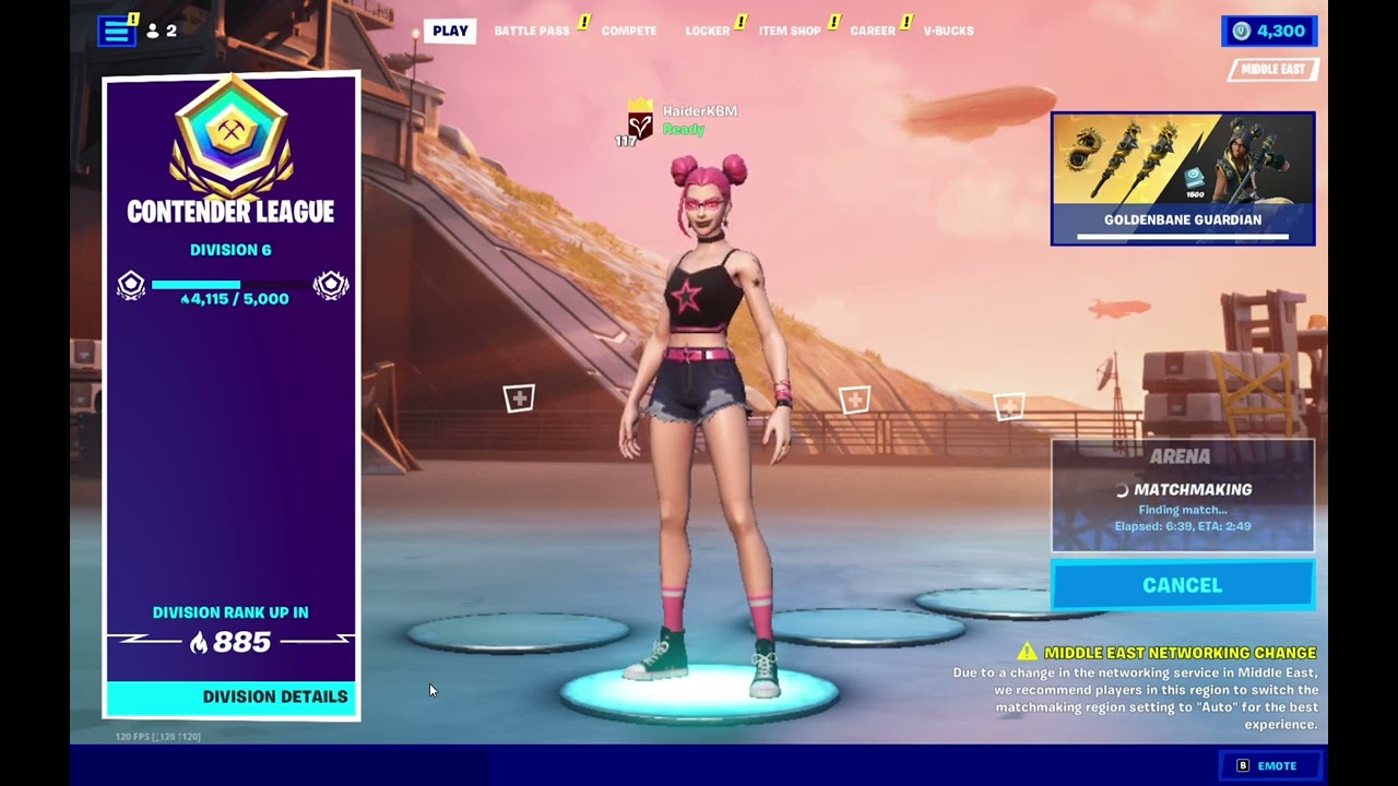 Middle East Servers bit down BUT that aint meaning no arena lol