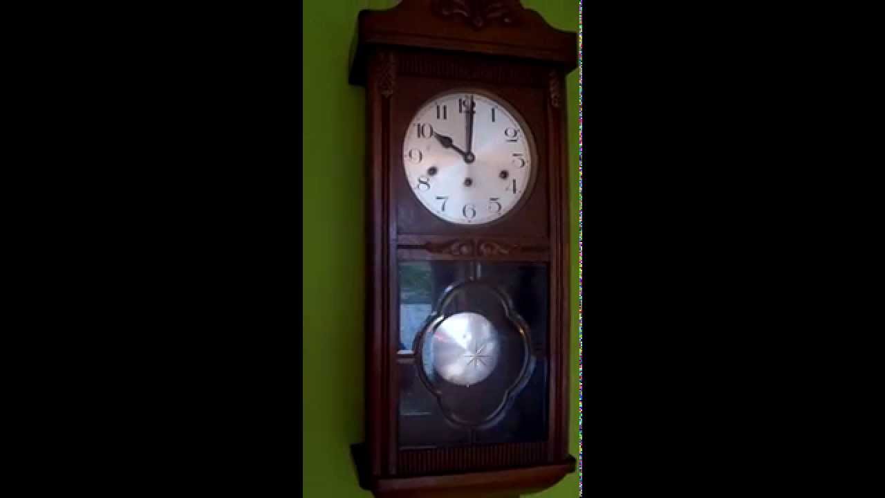 Antique German Kienzle Westminster  chime wall clock