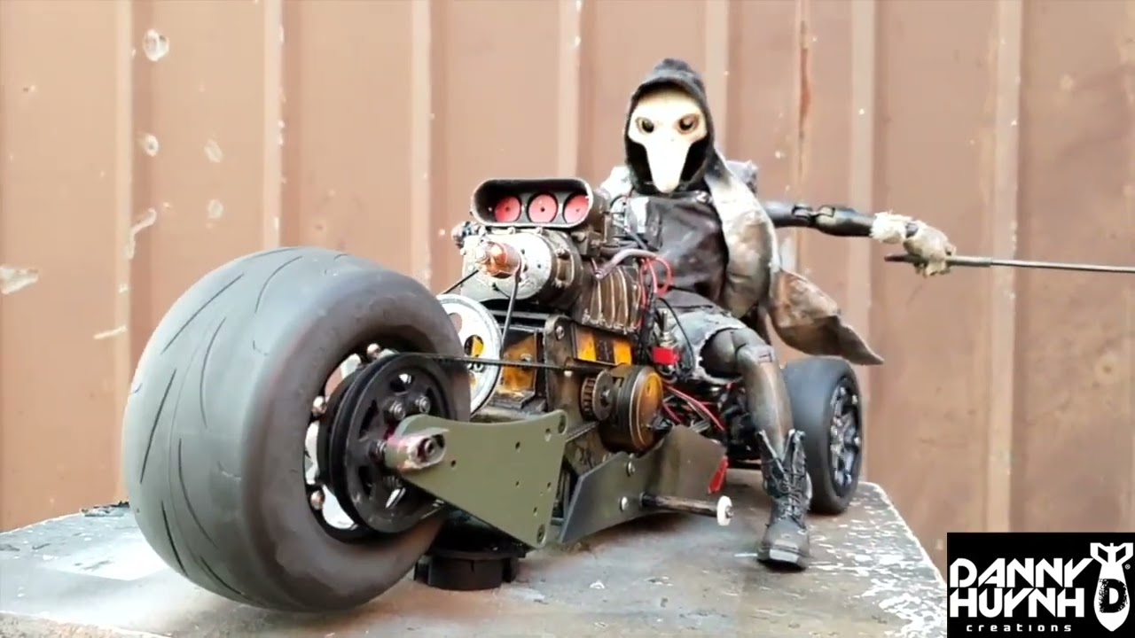 The Blown Trike in Details. RC Animatronics By Danny Huynh Creations.