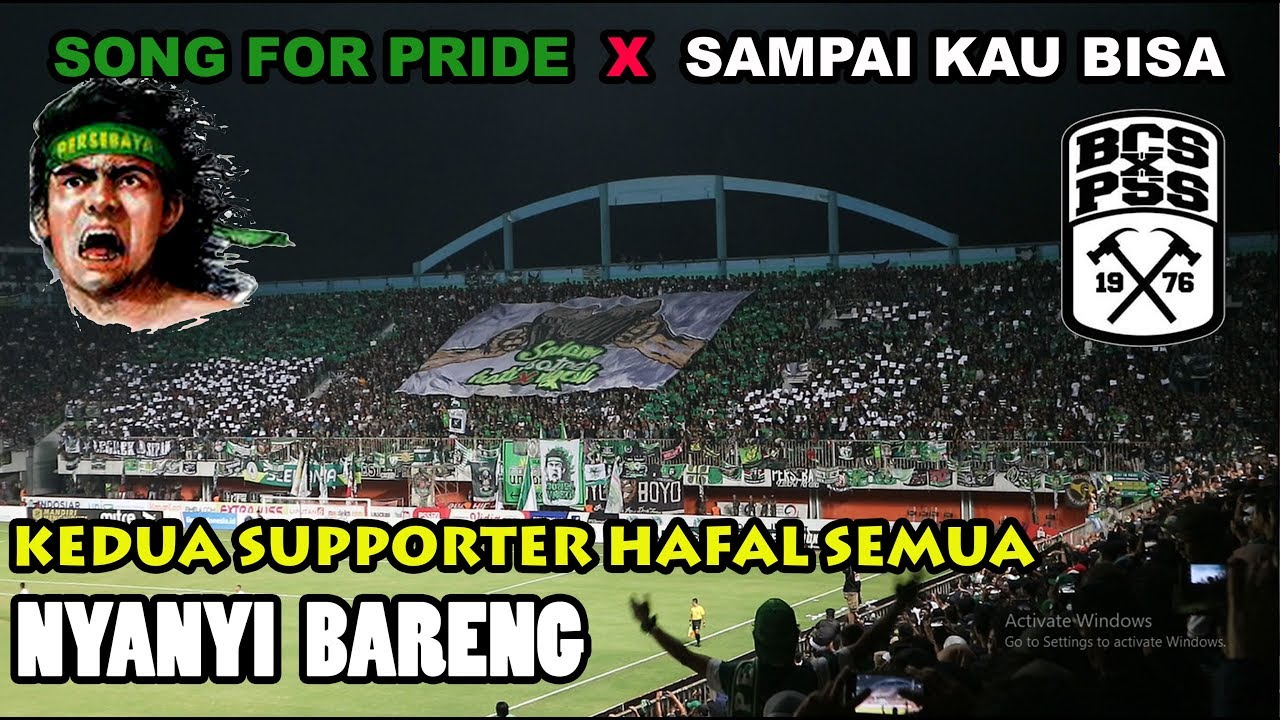 MERINDING.!! Bonek dan BCS Nyanyikan (Song For Pride X Sampai Kau Bisa) Bersama