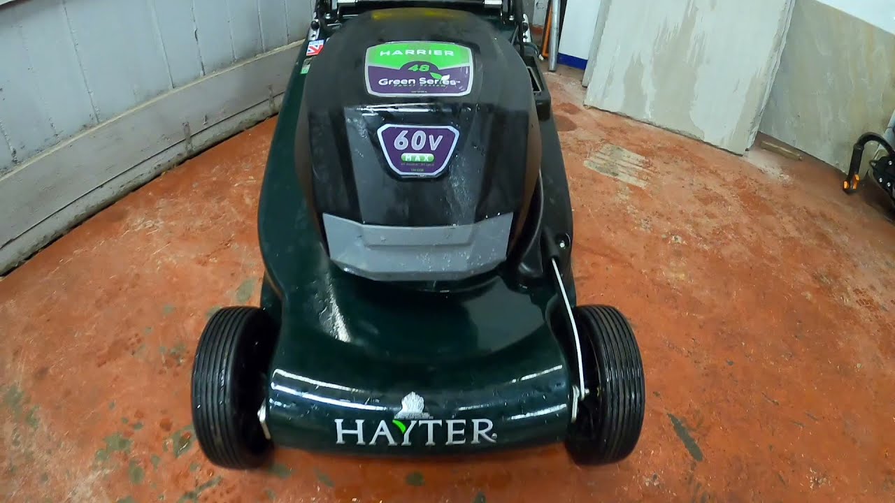 Hayter Harrier 48 battery mower  HD 1080p