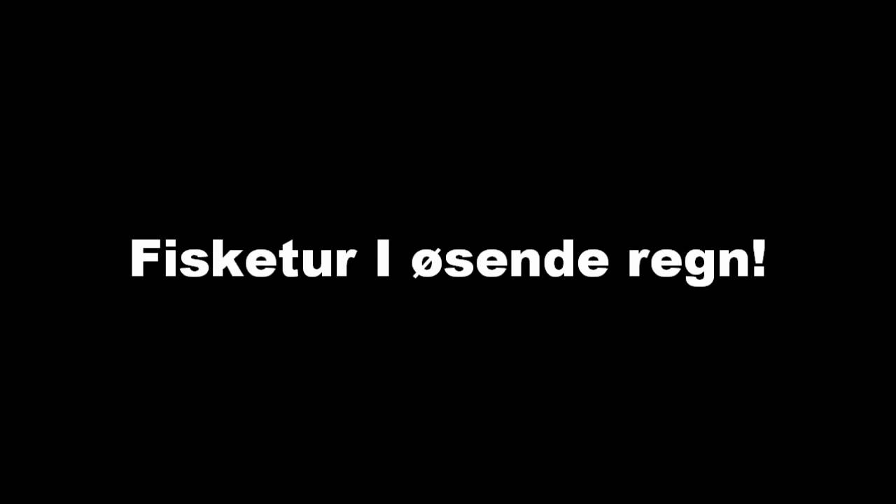 Fisketur I Øsende Regn