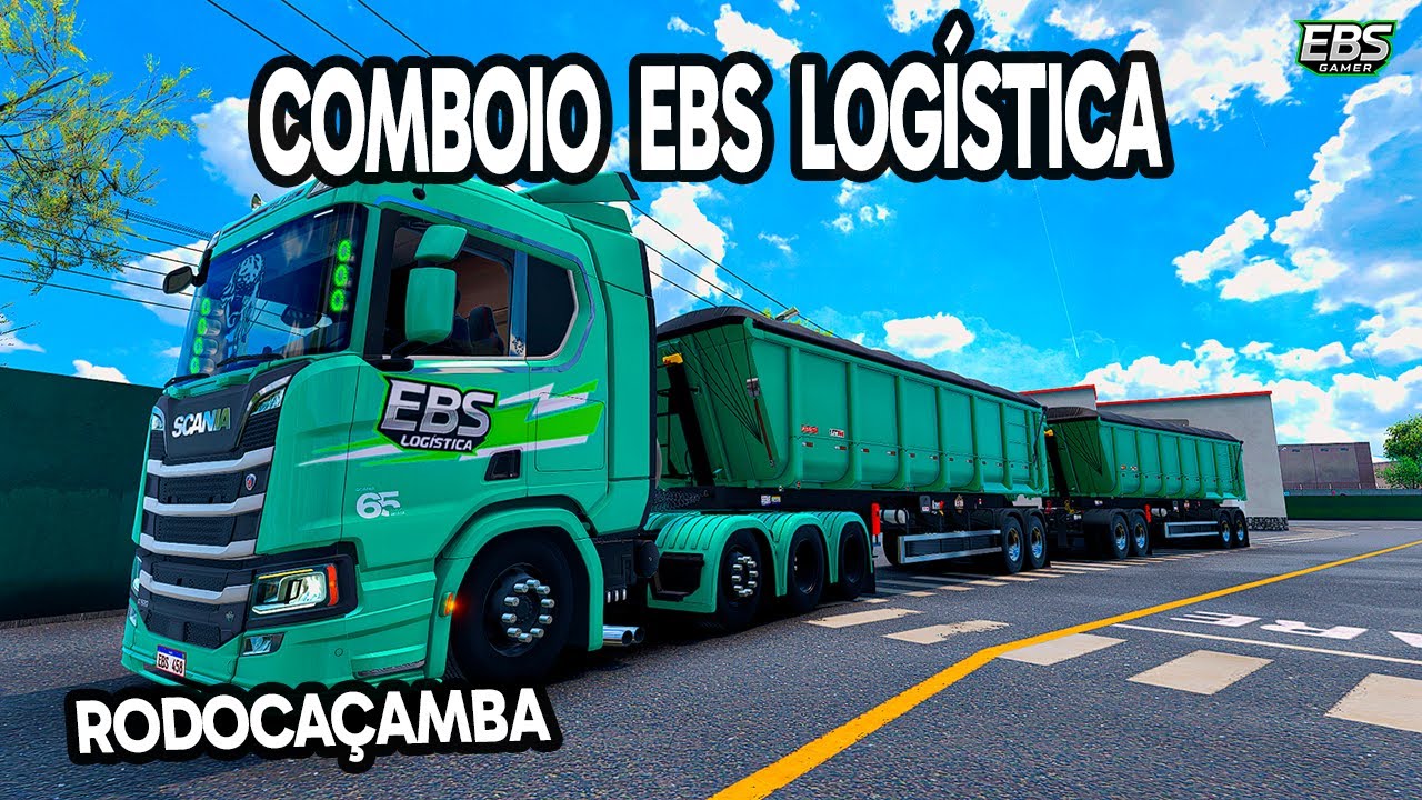 Comboio top da EBS Logística simulado multiplayer 128 ets2 ets 2 1.57