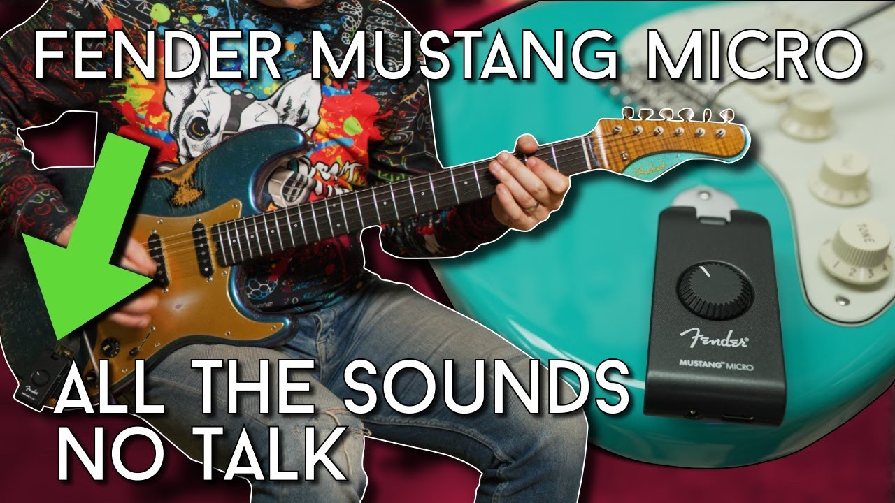 Fender Mustang Micro - ALL Sounds - NO Talk