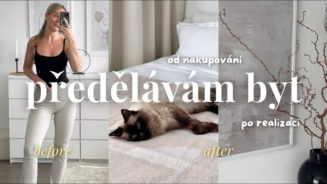Chtělo to změnu…🤍 | před & po | bytový makeover | VLOG
