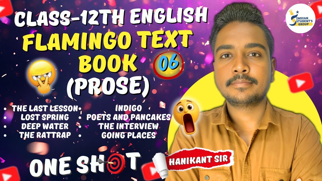 Class 12 English Flamingo Prose Board Exam 2026