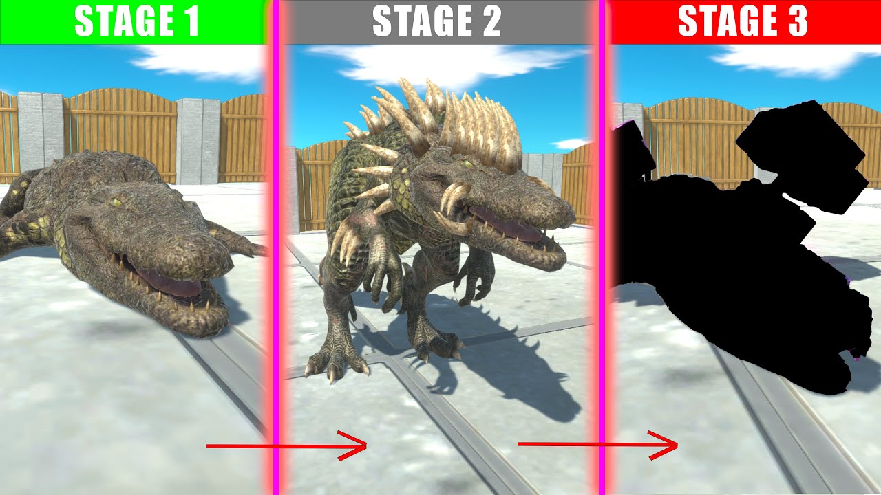 EVOLUTION OF PURUSSAURUS - Animal Revolt Battle Simulator ARBS