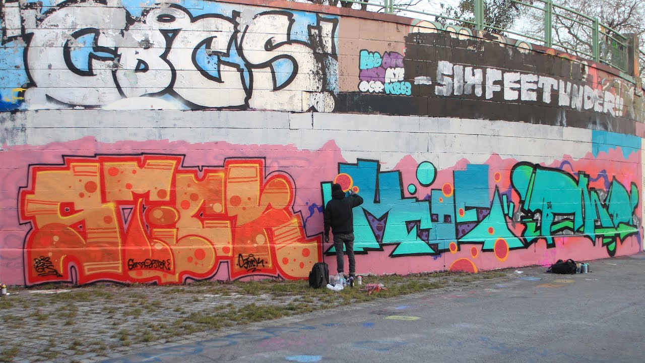 SERIAL FILLER #11 Graffiti - Wiener Schnitzel in Austria (Donaukanal)