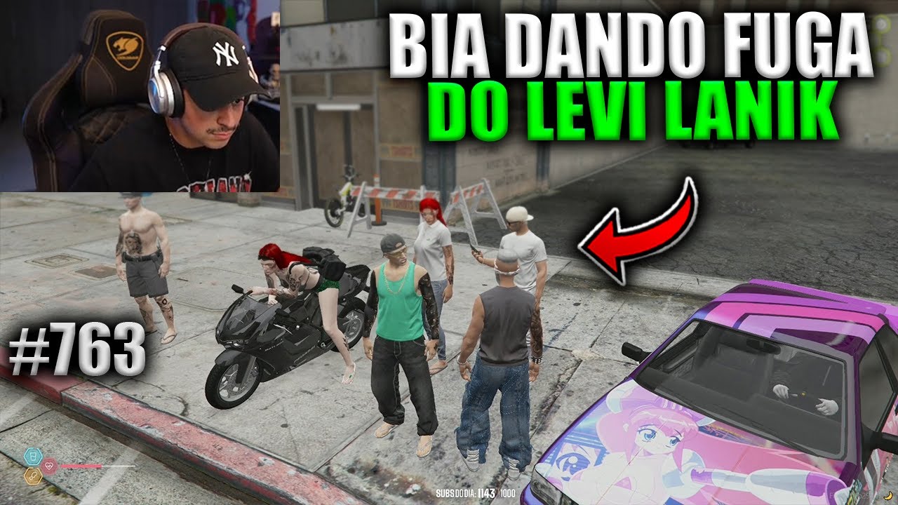 BIA DANDO FUGA DO LEVI LANIK! EP 763