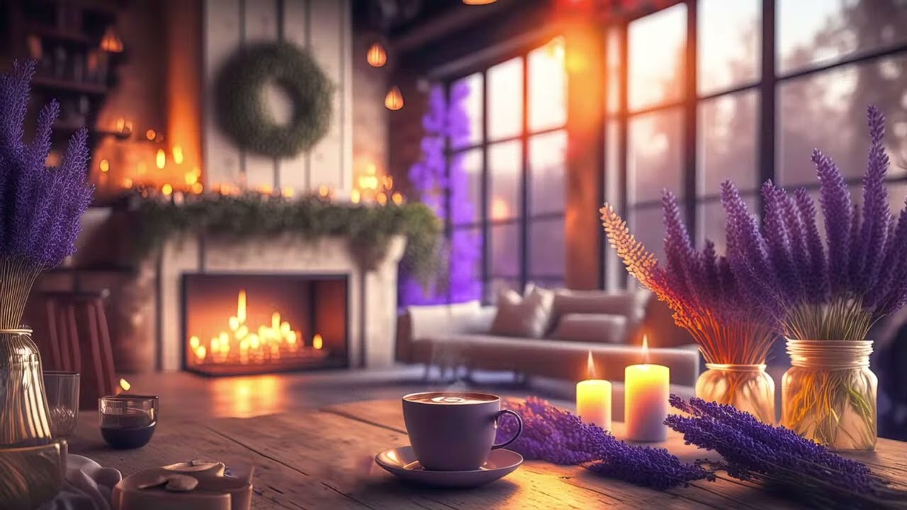 Copy of Relaxing Fireplace & Lavender Ambience 🌙 Cozy Meditation for Sleep, Study & Stress Relief