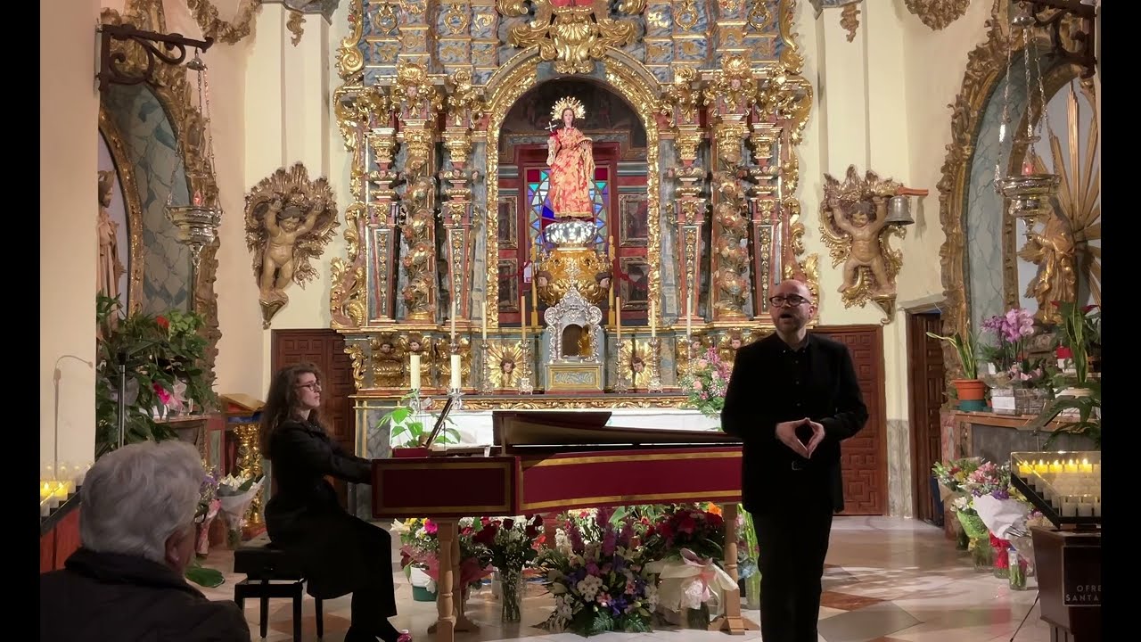 H. PURCELL: 'Music For A While'. Pedro Pérez, countertenor. Marina López, harpsichord. LIVE.