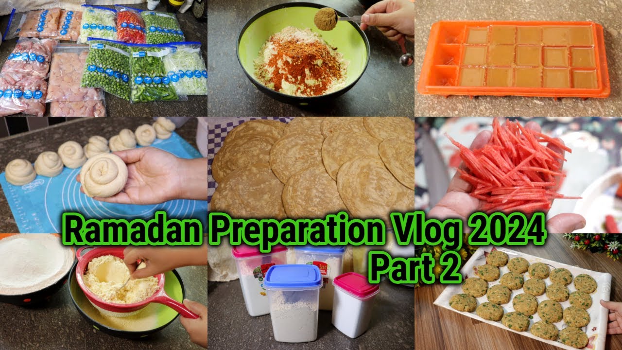 Ramadan Preparation Vlog Part 2 2024 😍 Ideas To Save Time In Ramadan & Organize Kitchen